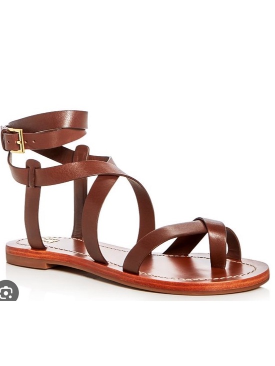 Tory Burch Shoes - Tory Burch - Paris Brown Leather Strappy Sandals - 8.5